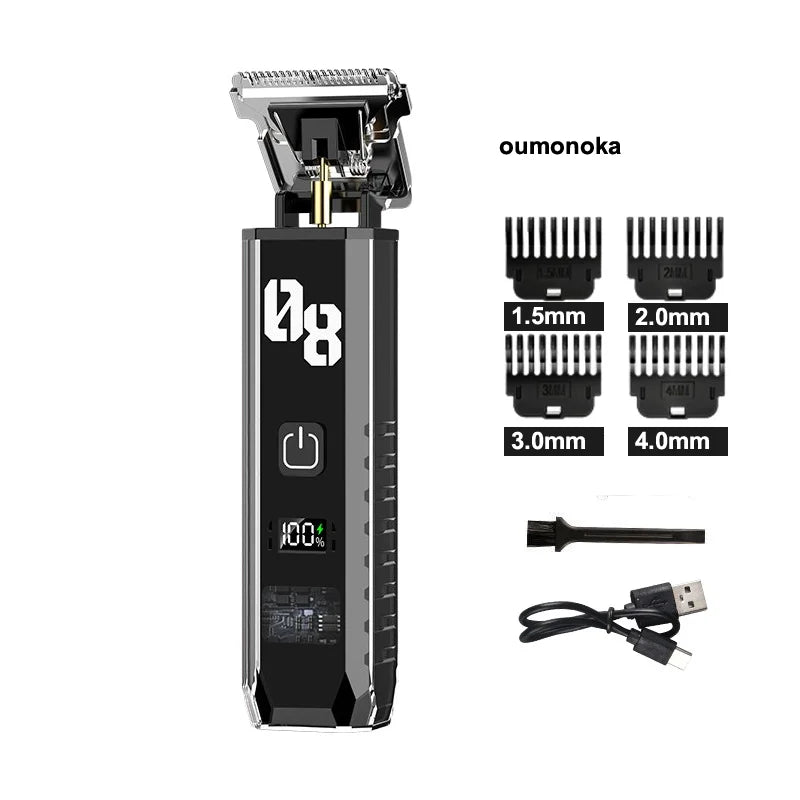Tondeuse Professionnelle T9 – Rasage 0mm, Barbe & Corps | Coupe Nette Garantie Soldes-ShopOnline