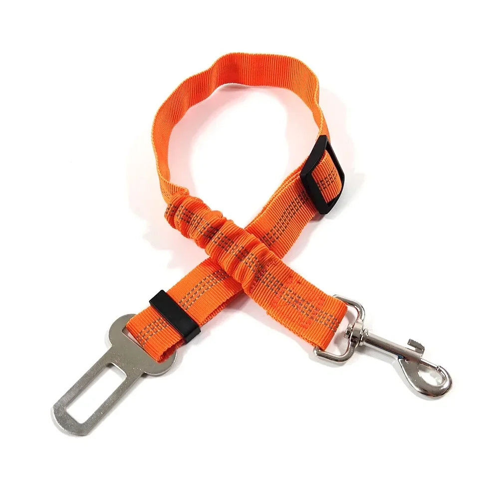 Ceinture de Sécurité Chien Voiture – Réfléchissante, Réglable & Anti-Choc | Nylon Bungee Premium Soldes-ShopOnline