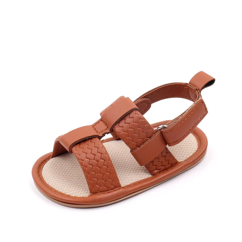 Sandales Bébé PU Antidérapantes MiYuebb – Semelle Souple, Unisexe 0-18 Mois Soldes-ShopOnline