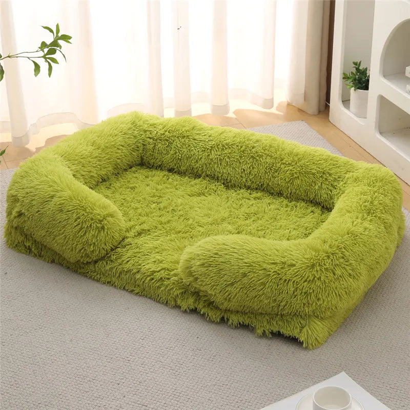 Luxury Winter Warm Large Dog Sofa Bed Dog Kneel Cat Mats House Cushion Pet Sleeping Sofa Beds Mat for Large and Small Dog Soldes-ShopOnline