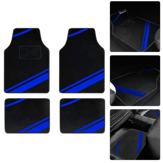 4pcs Tapis de sol de voiture Tapis universel Ensemble kit complet Auto Accessoires Automobile tapis de sol voiture voitures accessoires auto à Prix Discount - Soldes-ShopOnline