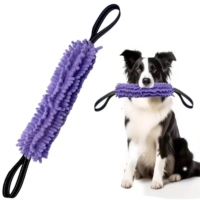 Bâton Mordant Dressage Chien – Double Poignée, Jute Résistant & Interactif | Jouet Dentition & Entraînement Soldes-ShopOnline