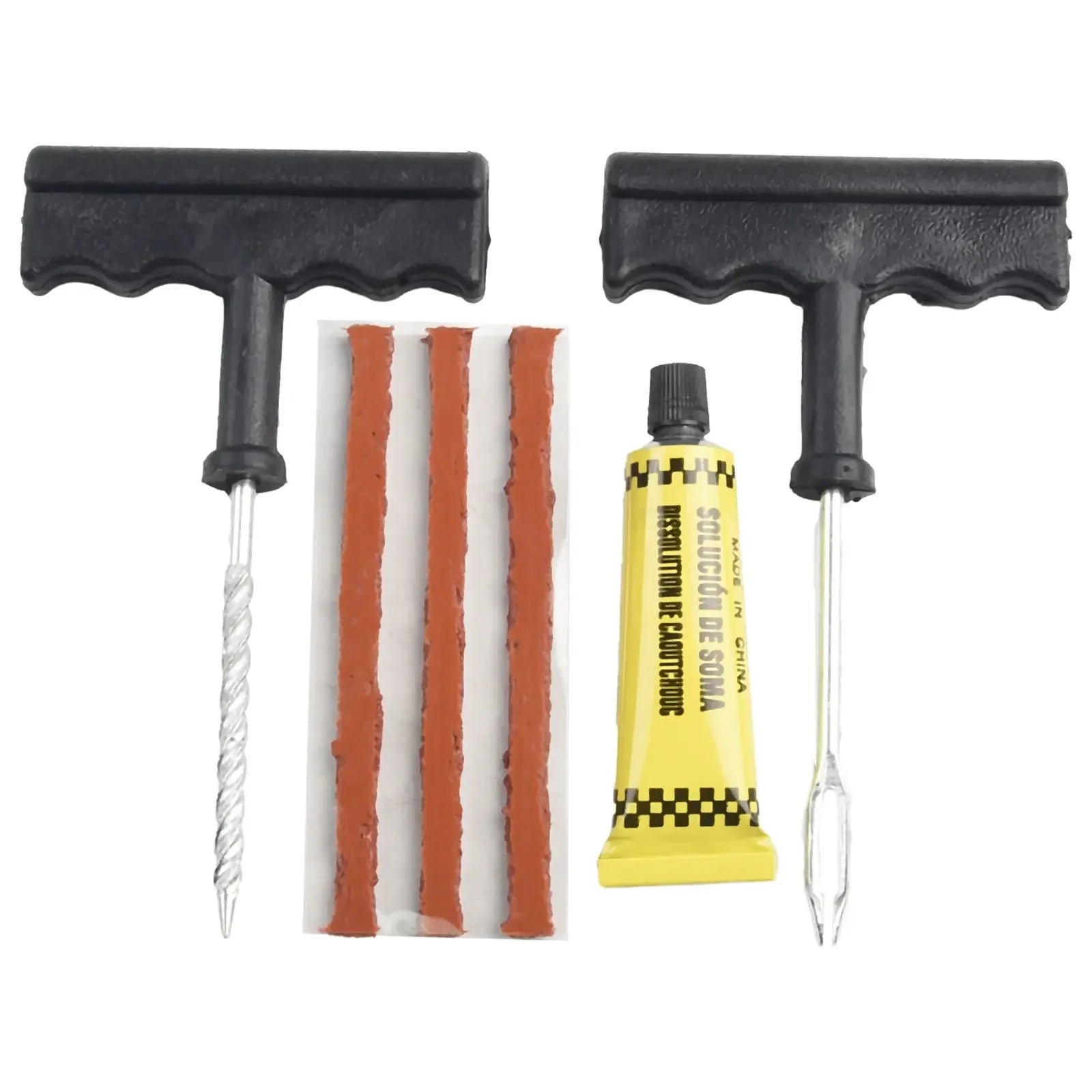 Kit Réparation Pneu Tubeless – Voiture, Moto & Van Soldes-ShopOnline
