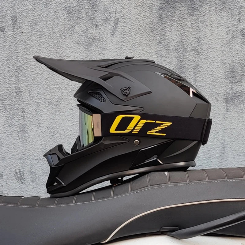 ORZ Professional Racing Motocross Helmet Off Road Helmet Motorcycle Off-Road Cartoon Childrenr ATV Motorcycle MTB Helmet Soldes-ShopOnline