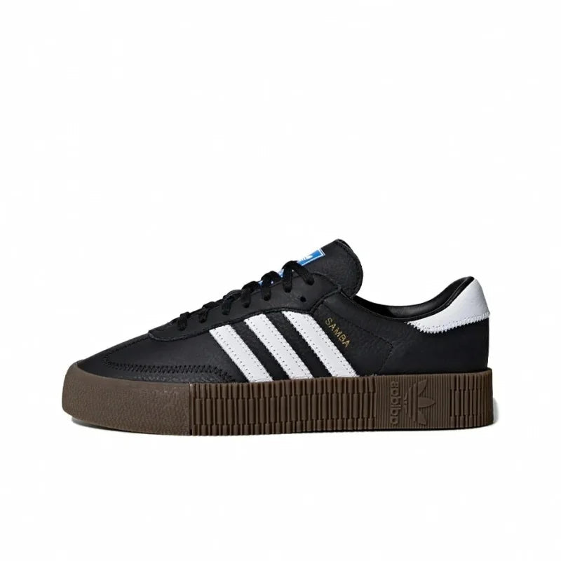 Adidas Originals Sambarose EF4965 Women Anti-slip Wear-resistant Comfort Light Charming Exquisite Unique Low-top Board Shoes Soldes-ShopOnline