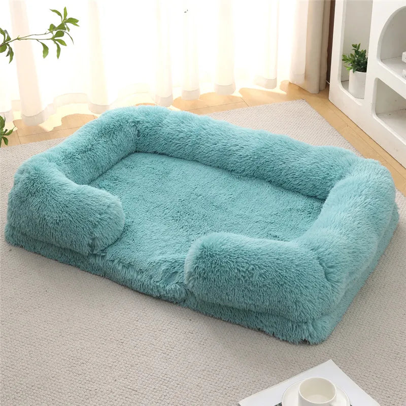 Luxury Winter Warm Large Dog Sofa Bed Dog Kneel Cat Mats House Cushion Pet Sleeping Sofa Beds Mat for Large and Small Dog Soldes-ShopOnline