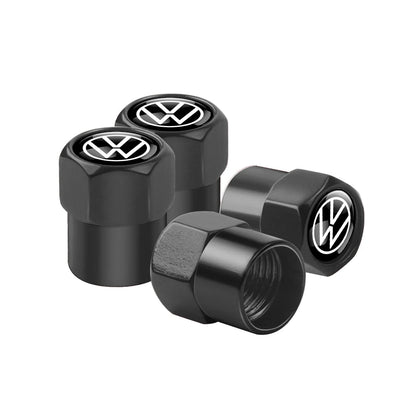 4Pcs Metal Car Wheel Tire Valve Caps Cover Accessorie For Volkswagen GTI Golf 6 7 Polo VW R-Line CC Passat B6 Tiguan Tharu Jetta Soldes-ShopOnline