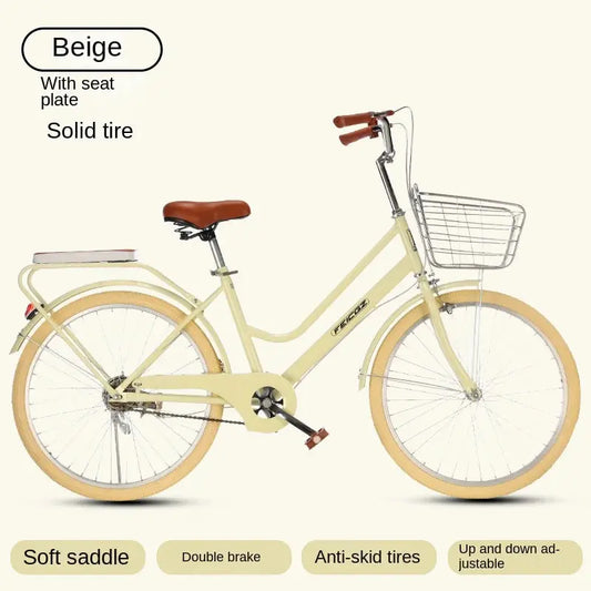 Cooya \ Vélo pour femmes, adulte simple, Vélo d’étudiant, Vélo vintage,vélo pour Filles / Femmes Nouveau, 24 « , 26 » à Prix Discount - Soldes-ShopOnline