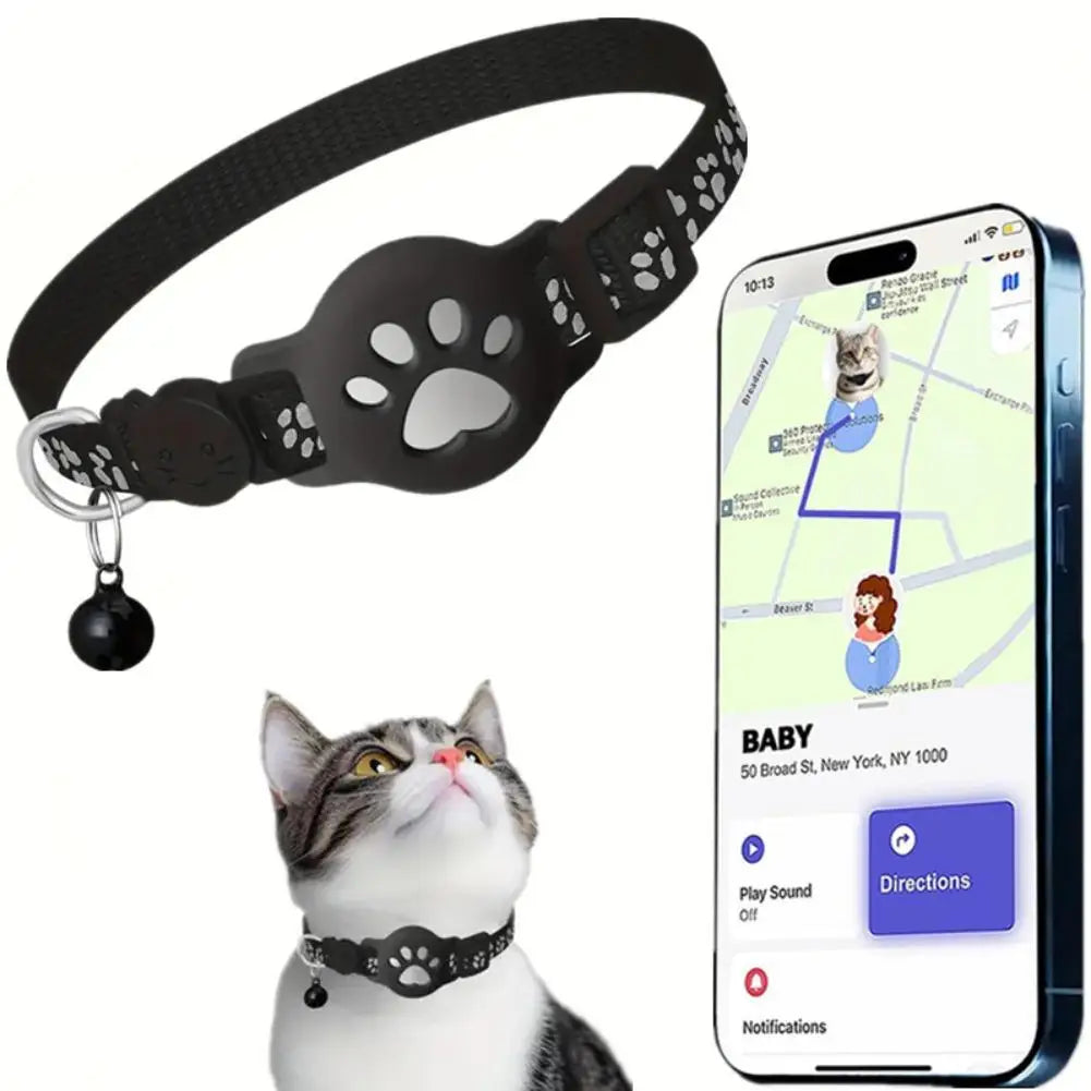 Traceur GPS Intelligent pour Chat et Chien – Collier GPS Compatible iOS, Suivi en Temps Réel Soldes-ShopOnline