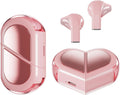 Ecouteurs Bluetooth Forme Coeur Rotatifs – Touch Control, ANC, Cadeau Fille Soldes-ShopOnline
