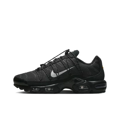 Nike Air Max Plus Utility - Baskets Running Homme Femme - Mesh Respirant & Coussin d'Air - Noir/Blanc FD0670-001 Soldes-ShopOnline