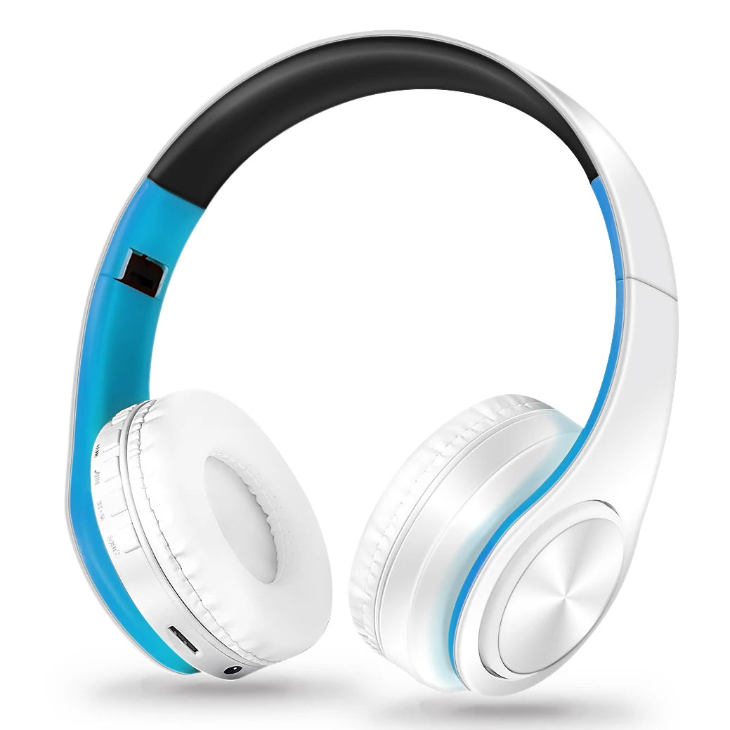 Casque Bluetooth Macaron Pliable Rat Tail – 20h, Micro, Carte TF, Bluetooth 5.0 Soldes-ShopOnline