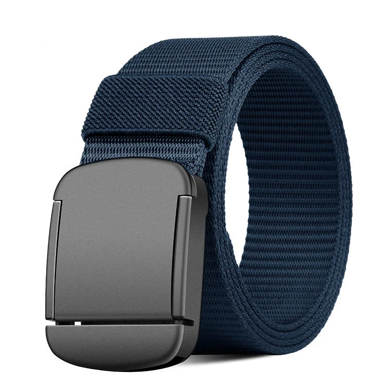 Ceinture Toile Homme – Boucle Automatique Sans Métal, Jean & Outdoor Soldes-ShopOnline
