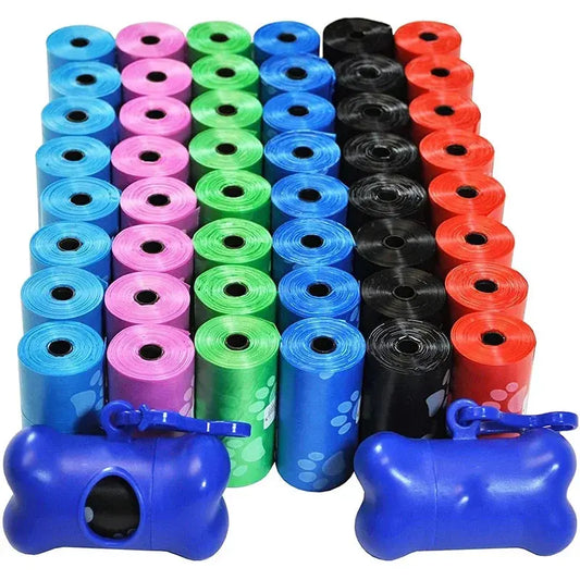 120 rouleaux de sac à crottes de chien Sac de caca de sac de nettoyage d'extérieur Fournitures de nettoyage d'extérieur pour animaux de compagnie pour chien /kit de remplissage de sac à ordures Fournitures pour animaux de compagnie - Soldes-ShopOnline
