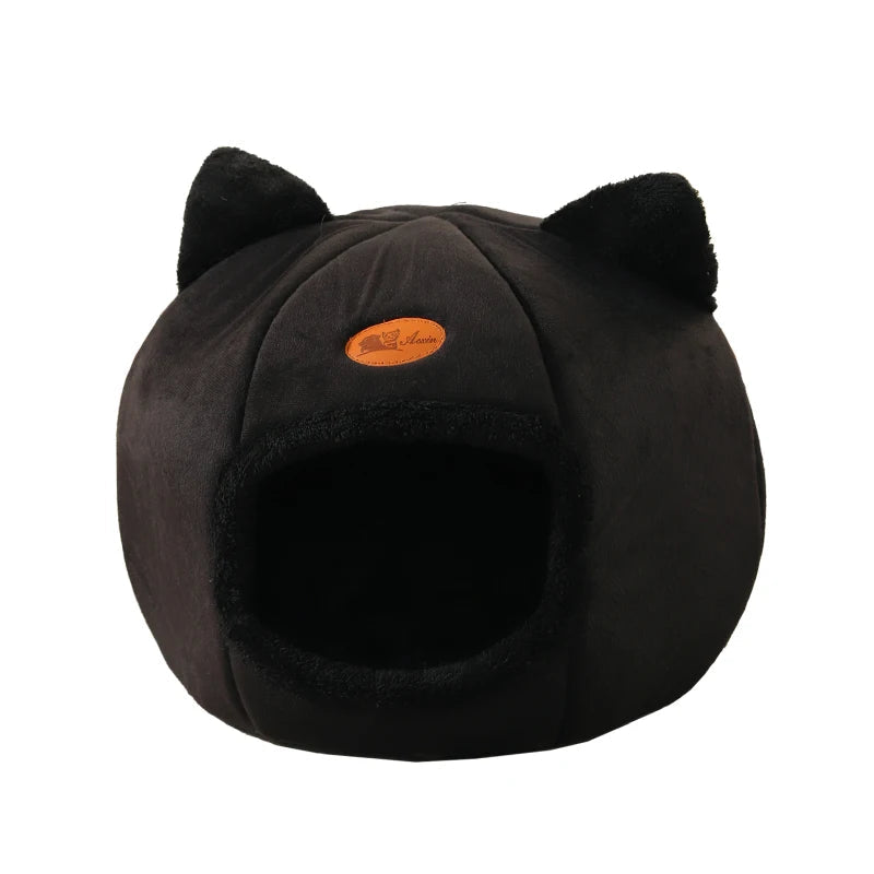 Corbeille Grotte Chat & Petit Chien – Coton Doux, Fond Antidérapant Soldes-ShopOnline