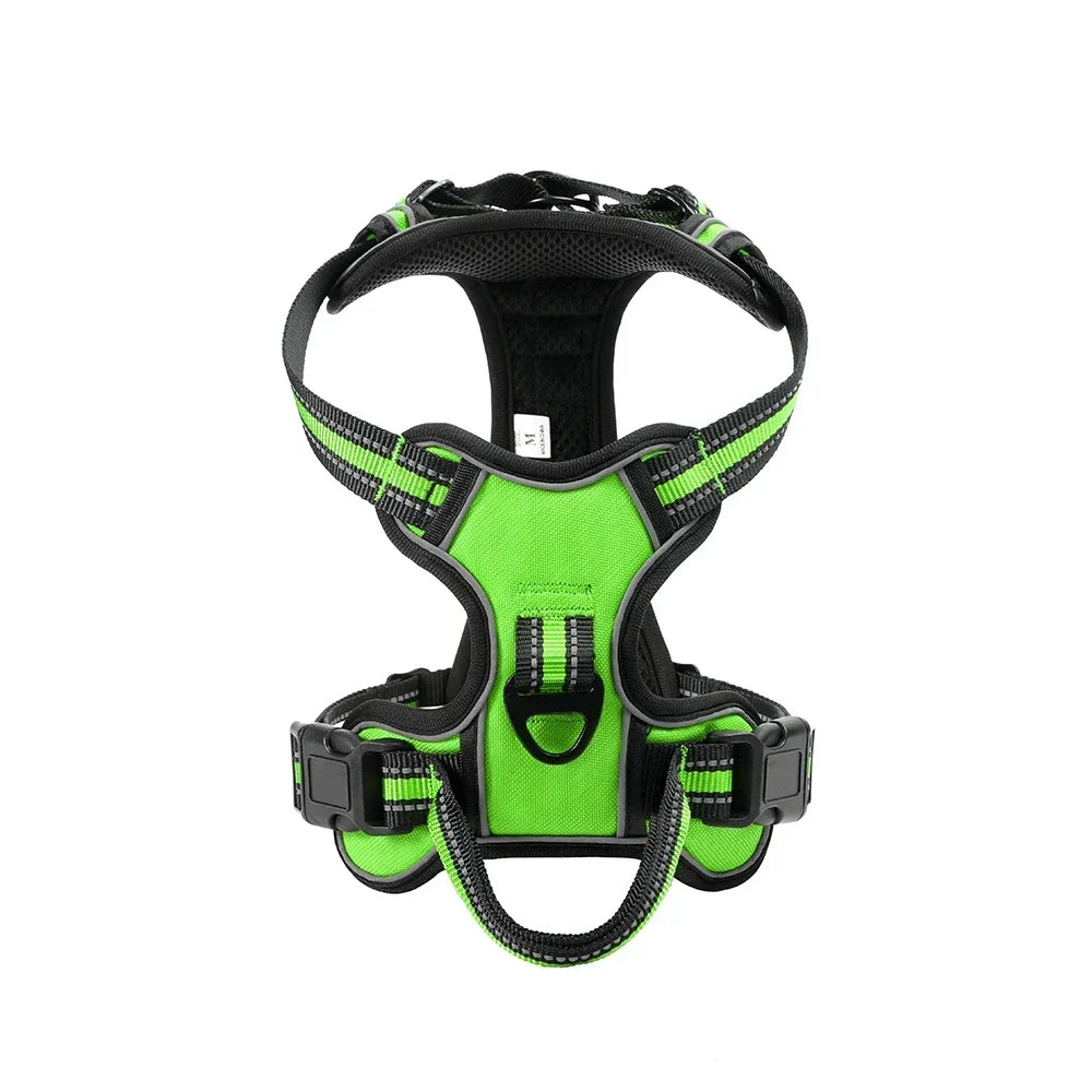 Harnais Chien Réfléchissant Nylon – Anti-Traction, Respirant & Réglable | Tailles S à XL Soldes-ShopOnline