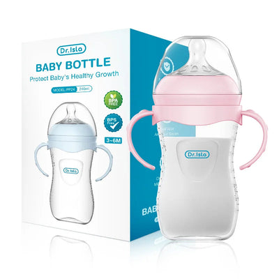 150/240/330ML Baby PP Bottle Newborn Baby Bottle with Handle Milk BottleFeeding  Baby Bottles Newborn Feeding Supplies Soldes-ShopOnline
