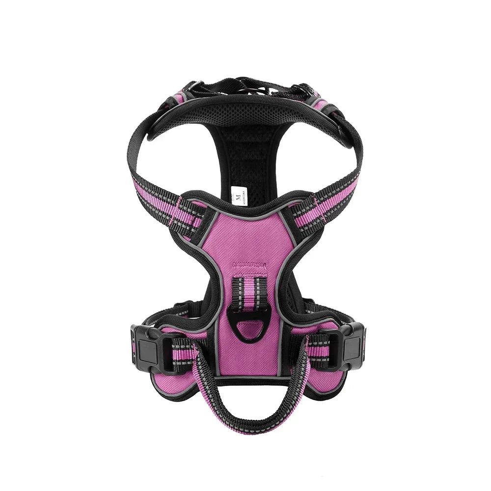 Harnais Chien Réfléchissant Nylon – Anti-Traction, Respirant & Réglable | Tailles S à XL Soldes-ShopOnline