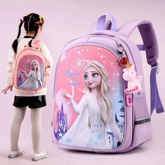 Sac à dos Disney Frozen pour les filles de 3 à 7 ans Mignon Cartoon Light Waterproof Queenofsnow La Reine des Neiges Sac à dos Cadeaux d'anniversaire Rentrer scolaire sac à dos La Reine des neiges pour Filles - Soldes-ShopOnline