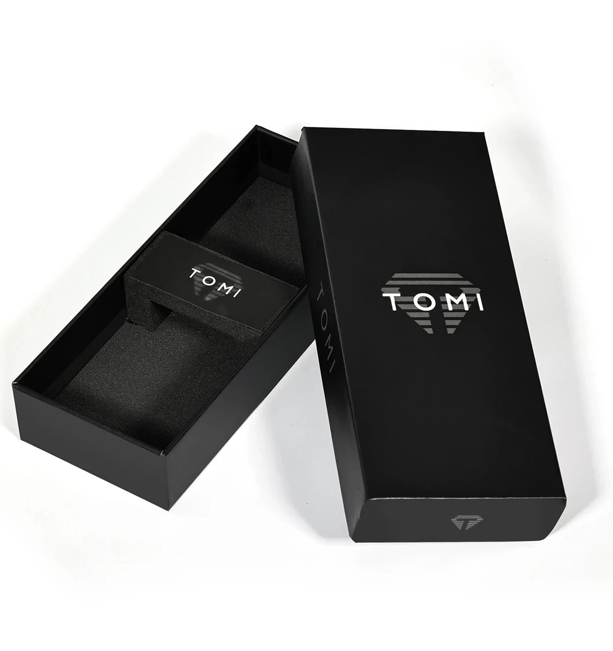 TOMI Fashion Simple Black Quartz Watch Men's and Women's Square High Quality Elegant Men's Watch Leisure Calendar Quartz Watch Soldes-ShopOnline