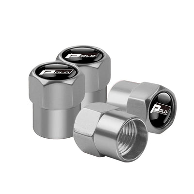 4Pcs Metal Car Wheel Tire Valve Caps Cover Accessorie For Volkswagen GTI Golf 6 7 Polo VW R-Line CC Passat B6 Tiguan Tharu Jetta Soldes-ShopOnline