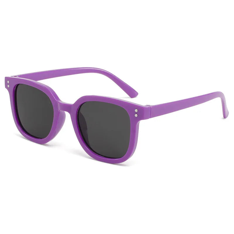 Children's Small Frame Square Sunglasses Girl Brand Designer Fashion Sun Glasses Boys Outdoor Shading Eyewear UV400 Gafas De Sol Soldes-ShopOnline