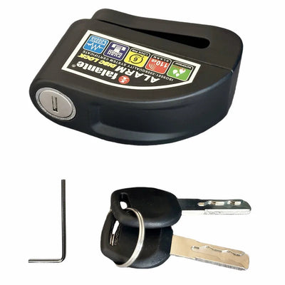 Falante Motorcycle Scooter Disc Brake Lock Bicycle Anti-theft Wheel Disc Brake Lock waterproof Security Alarm Protection 6 Color Soldes-ShopOnline