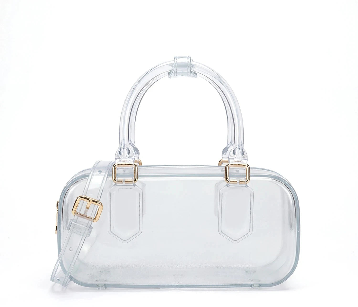 New Korean style fresh and cute womens bowling bag PVCwaterproof unique and versatile Boston bag womens crossbodybag and handbag Soldes-ShopOnline