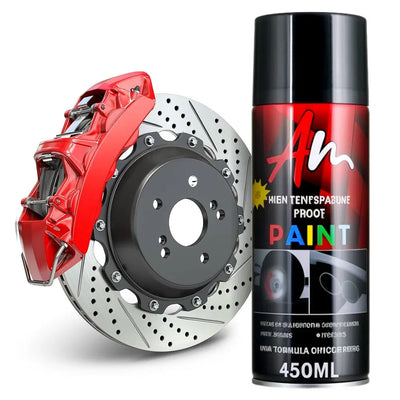 High Temp Resistance DIY Brake Caliper Paint 2K Aerosol Spray Can Glossy Glamour Finish Black Yellow Blue Red Green Silver gold Soldes-ShopOnline