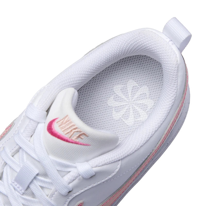 Nike Women's Shoes, Big Children's Shoes Court Borough Low Recraft (Gs) Low-Top Sneakers, Breathable, Lightweight Sports and Casual Shoes Dv5456-111 Soldes-ShopOnline