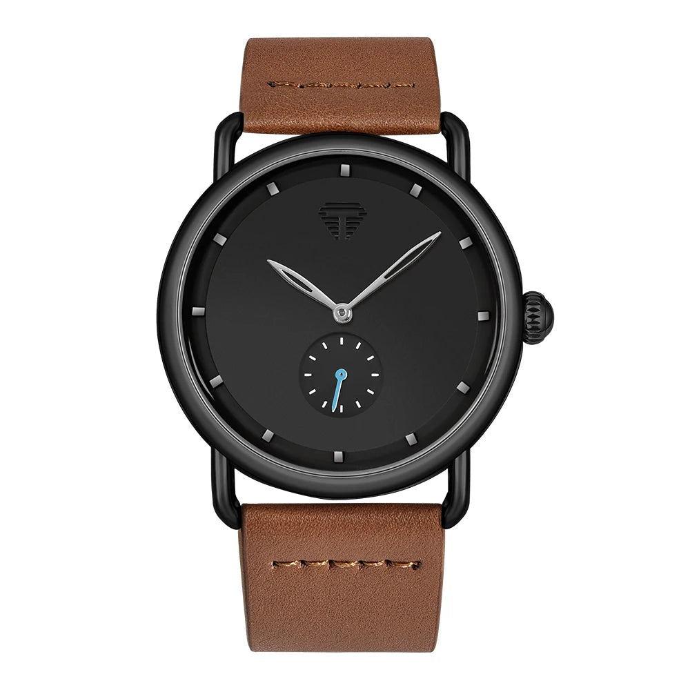 TOMI Men's Fashion Minimalist Watch Classic Round dial Quartz Watch Men's versatile High quality Watch Reloj Festival Gift Soldes-ShopOnline