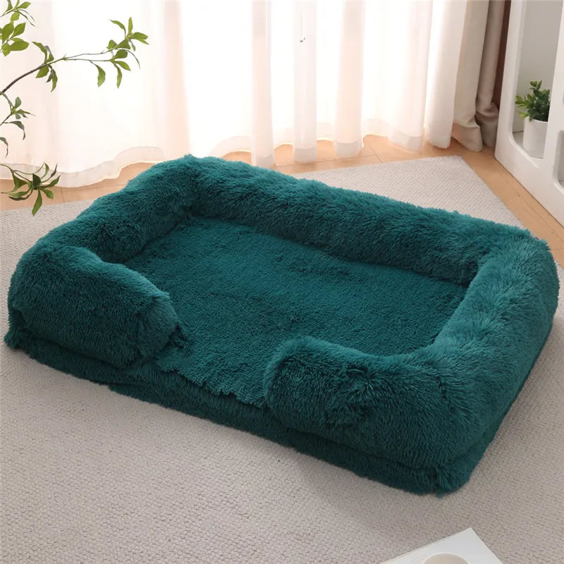 Luxury Winter Warm Large Dog Sofa Bed Dog Kneel Cat Mats House Cushion Pet Sleeping Sofa Beds Mat for Large and Small Dog Soldes-ShopOnline