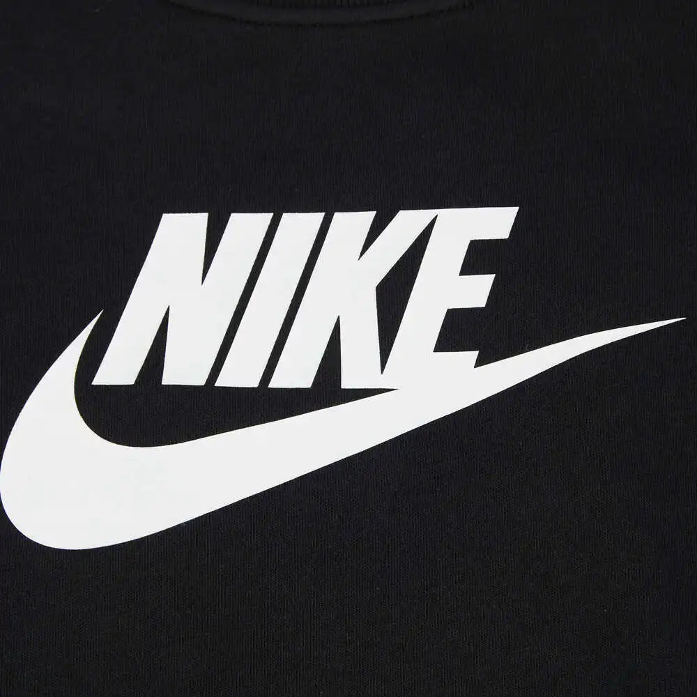 NIKE 2024  Kids K NSW CLUB FLC CREW LS HBR Knit Hoodie FD2992-010 Soldes-ShopOnline
