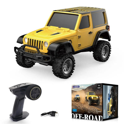 Toys 1/36 RC Crawler Car 4WD Mini Radio Control Off-road Vehicles Light System RC Car Remote Control Hobby Model Gift Soldes-ShopOnline