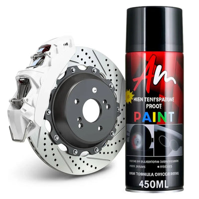 High Temp Resistance DIY Brake Caliper Paint 2K Aerosol Spray Can Glossy Glamour Finish Black Yellow Blue Red Green Silver gold Soldes-ShopOnline