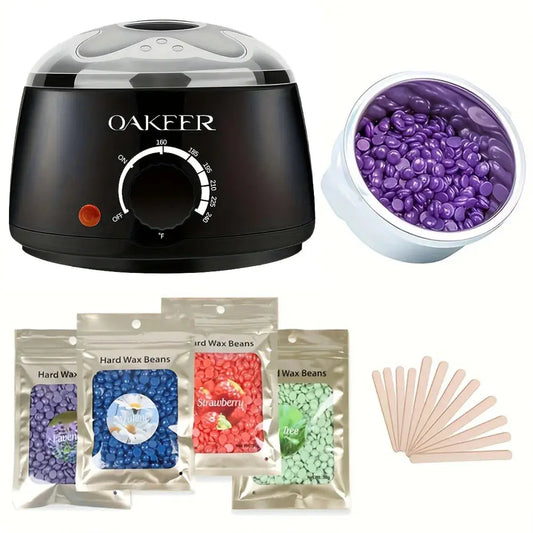 Machine de fusion de cire noire de 200 ml + ensemble de grains de cire de 200 g, chauffage de cire, épilation à la cire et machine de thérapie de cire à machine épilation  prix discount - Soldes-ShopOnline