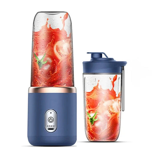 Robots Mixeur Mélangeurs de jus de fruits portables Blender Mini bouteille électrique personnelle d'été USB 6 lames presse-agrumes machine à tasse pour la cuisine blender à smoothie a Prix Discount Soldes-ShopOnline