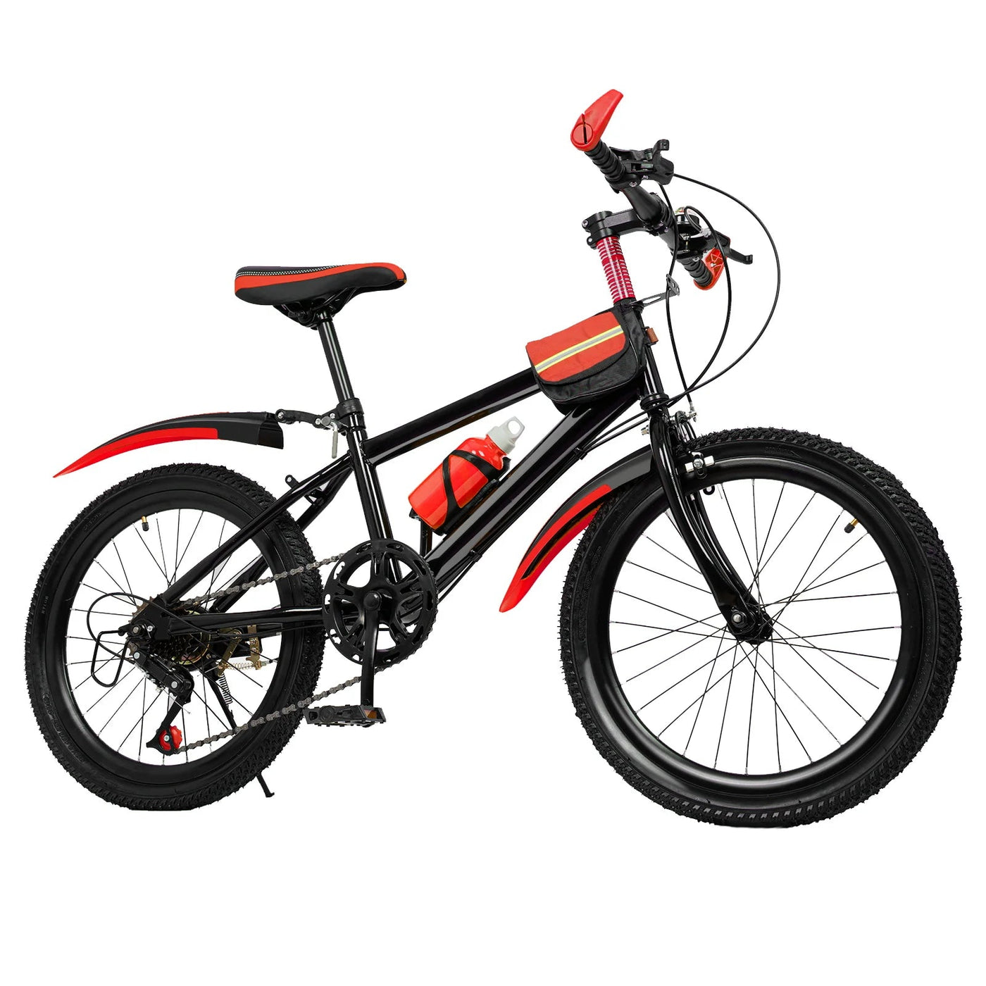 VTT Enfant 20 Pouces 7 Vitesses - Vélo Montagne Ajustable Garçons & Filles 130-150cm Soldes-ShopOnline