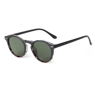 Vintage Fashion Round Sunglasses Women Men 2024 Brand Design Retro Rivet Yellow Blue Lens Square Sun Glasses Male Female Goggles Soldes-ShopOnline