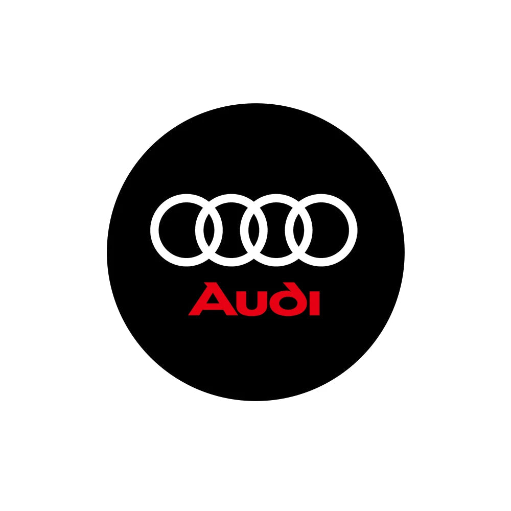 For Audi A4 A3 8V 8P 8L A6 C5 C6 C7 A5 A7 Q3 Q5 Q7 S3 S4 S6 RS Sline Quattro Car HD Projector Lamp LED Auto Door Welcome Light Soldes-ShopOnline