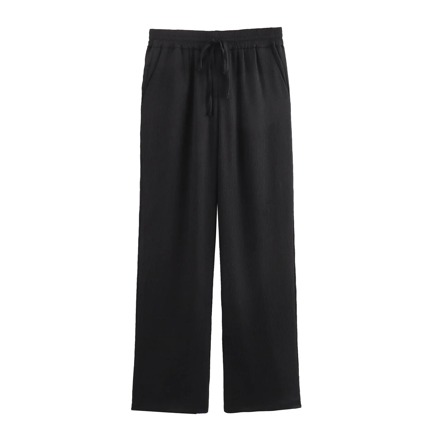 Autumn New Women's Clothing European And American Style Fashionable Wrinkled Suit Jacket Casual Pants Set Soldes-ShopOnline
