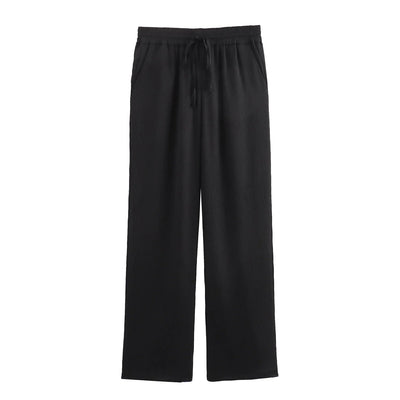 Autumn New Women's Clothing European And American Style Fashionable Wrinkled Suit Jacket Casual Pants Set Soldes-ShopOnline