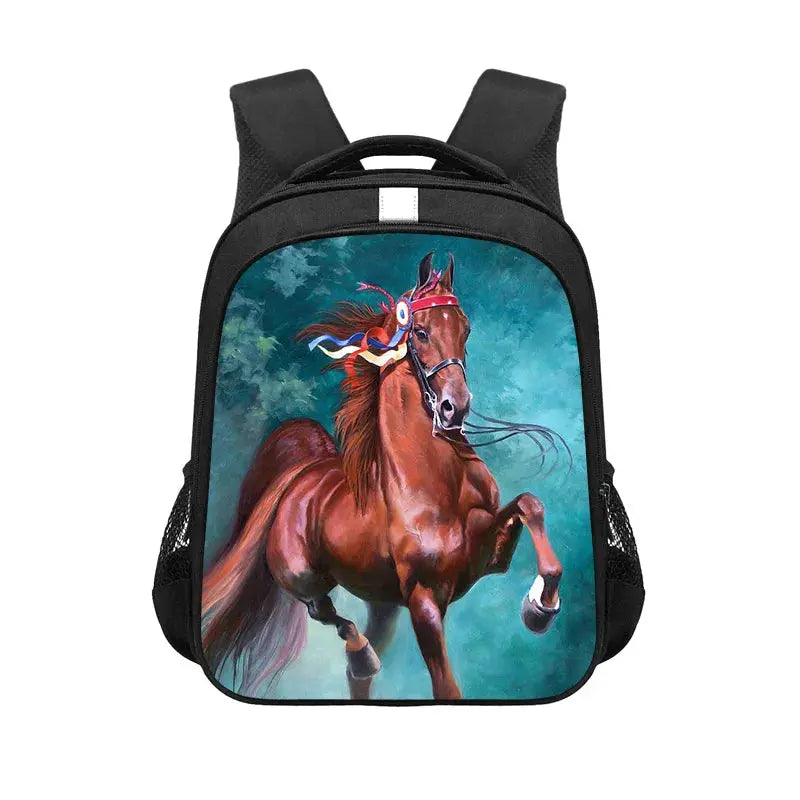 Sac à dos pour adolescents Enfants Cheval Sacs d’école Mignon Sac à dos Garçons Cadeau cartable école Filles Sacs à dos scolaires Enfants - Soldes-ShopOnline