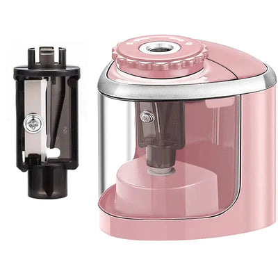 Tenwin Portable Électrique/Manuel Taille-crayon 2 en 1 Taille-crayon automatique Enfants Adultes Taille-crayon automatique Papeterie filles/garçon - Soldes-ShopOnline