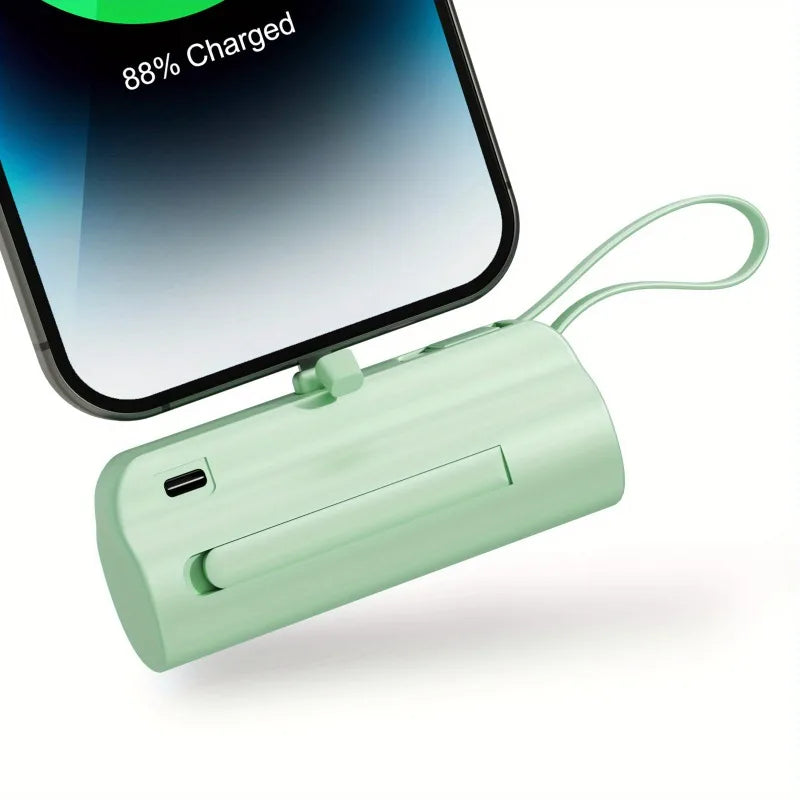 Power Bank Mini Capsule 20000mAh – Double USB-C, Lampe LED, iPhone & Android, Portable Soldes-ShopOnline