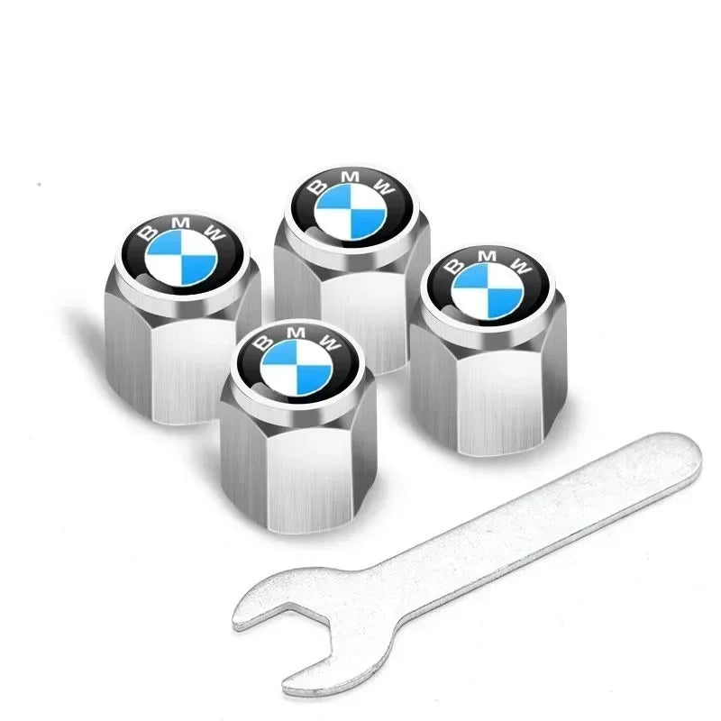Good 4Pcs Car Wheel Tire Styling Tire Valve Air Nut Cover Car Logo Accessories for BMW E46 E52 E53 E60 E90 E91 F30 F20 F10 F15 M Soldes-ShopOnline