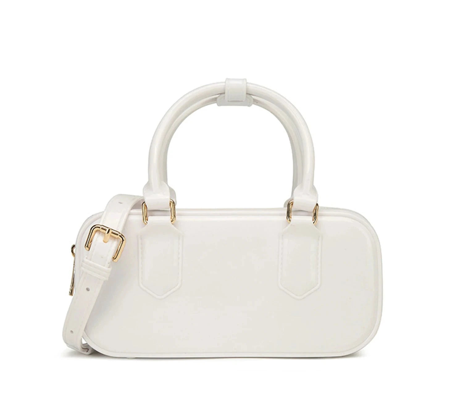 New Korean style fresh and cute womens bowling bag PVCwaterproof unique and versatile Boston bag womens crossbodybag and handbag Soldes-ShopOnline