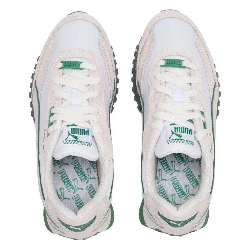 Puma Men's and Women's Shoes Blktop Rider Nylon Lt Low-Cut Sneakers Thick-Soled Dad Shoes 401440-01 Soldes-ShopOnline