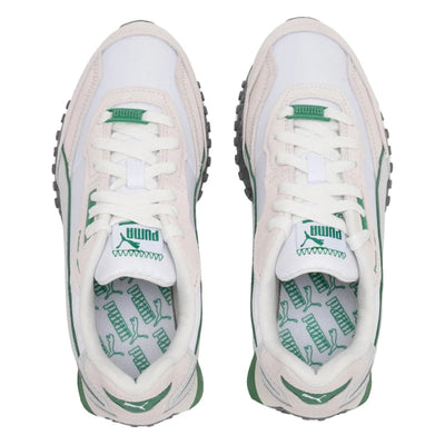 Puma Men's and Women's Shoes Blktop Rider Nylon Lt Low-Cut Sneakers Thick-Soled Dad Shoes 401440-01 Soldes-ShopOnline
