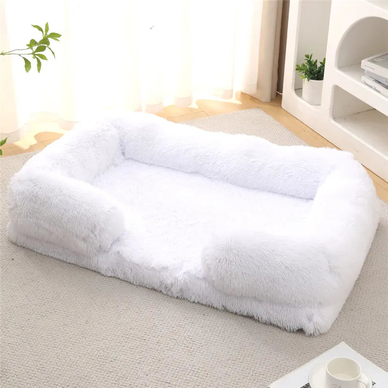 Luxury Winter Warm Large Dog Sofa Bed Dog Kneel Cat Mats House Cushion Pet Sleeping Sofa Beds Mat for Large and Small Dog Soldes-ShopOnline